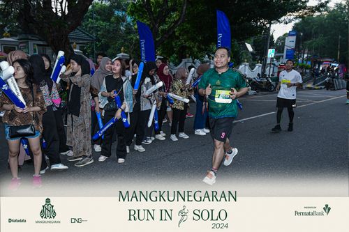 Race photo from Mangkunegaran Run 2024