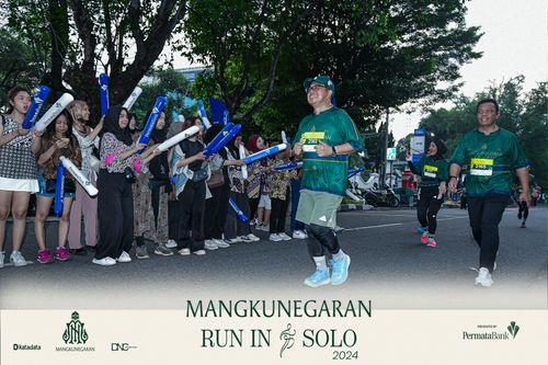 Race photo from Mangkunegaran Run 2024