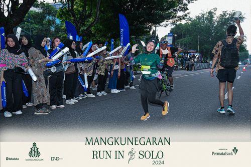 Race photo from Mangkunegaran Run 2024