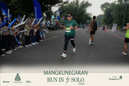 Race photo from Mangkunegaran Run 2024