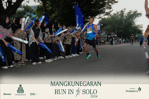 Race photo from Mangkunegaran Run 2024