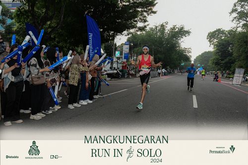 Race photo from Mangkunegaran Run 2024