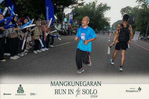 Race photo from Mangkunegaran Run 2024