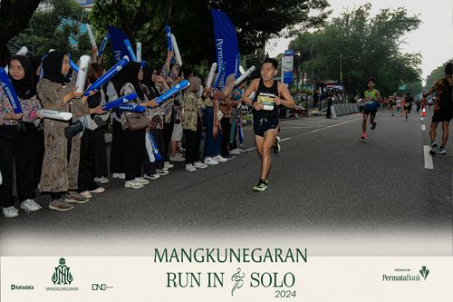 Race photo from Mangkunegaran Run 2024