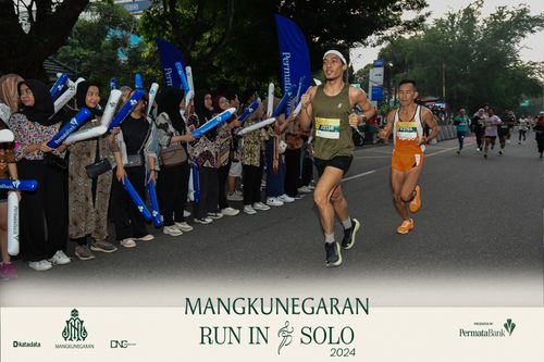 Race photo from Mangkunegaran Run 2024
