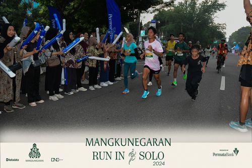 Race photo from Mangkunegaran Run 2024