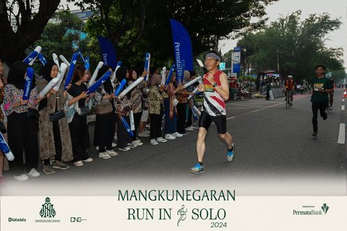 Race photo from Mangkunegaran Run 2024