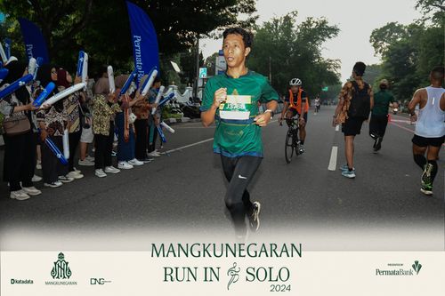 Race photo from Mangkunegaran Run 2024