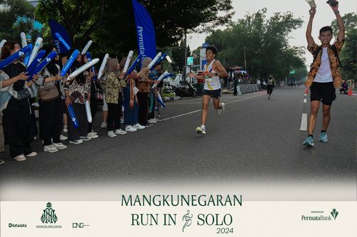 Race photo from Mangkunegaran Run 2024