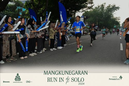 Race photo from Mangkunegaran Run 2024