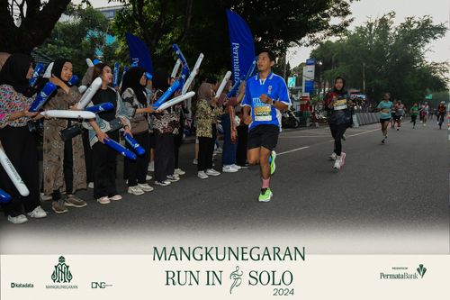 Race photo from Mangkunegaran Run 2024