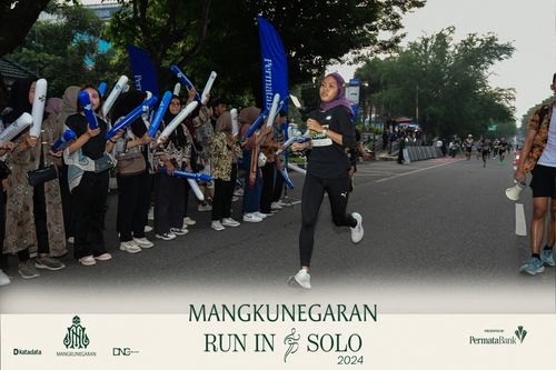 Race photo from Mangkunegaran Run 2024