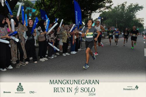 Race photo from Mangkunegaran Run 2024
