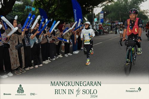 Race photo from Mangkunegaran Run 2024
