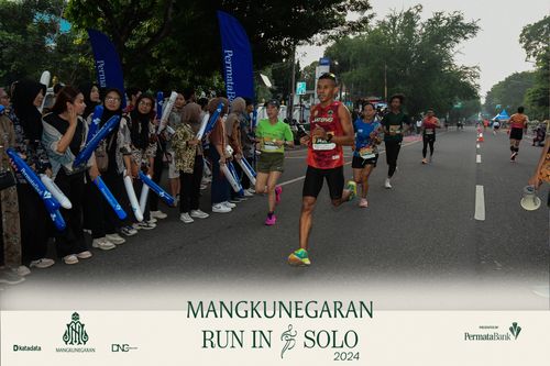 Race photo from Mangkunegaran Run 2024