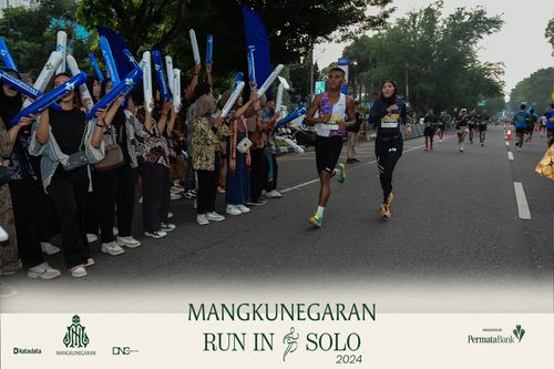 Race photo from Mangkunegaran Run 2024
