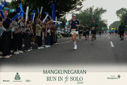 Race photo from Mangkunegaran Run 2024