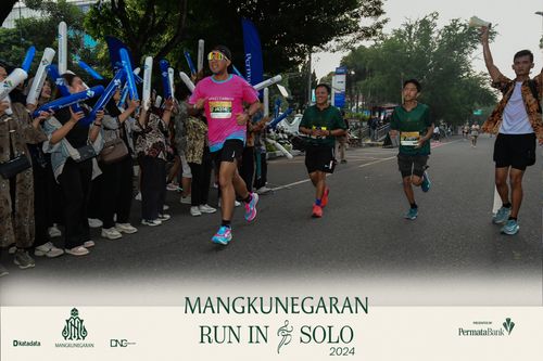 Race photo from Mangkunegaran Run 2024