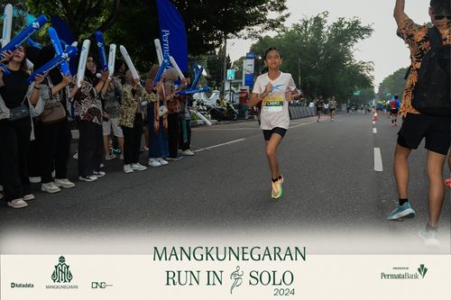 Race photo from Mangkunegaran Run 2024