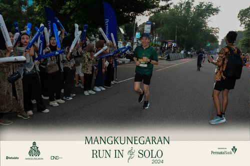 Race photo from Mangkunegaran Run 2024
