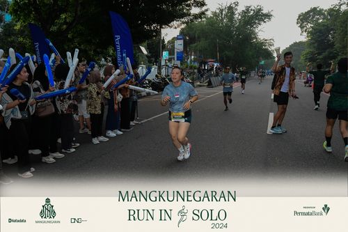 Race photo from Mangkunegaran Run 2024