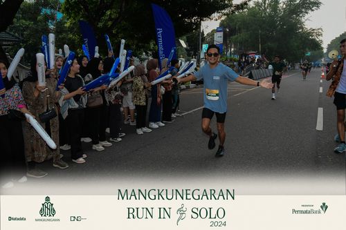 Race photo from Mangkunegaran Run 2024