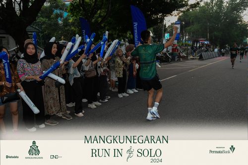 Race photo from Mangkunegaran Run 2024