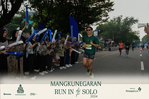 Race photo from Mangkunegaran Run 2024