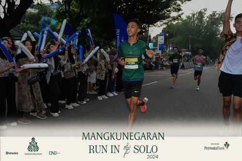 Race photo from Mangkunegaran Run 2024