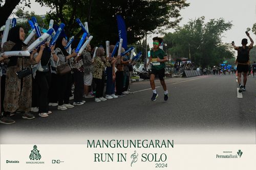 Race photo from Mangkunegaran Run 2024