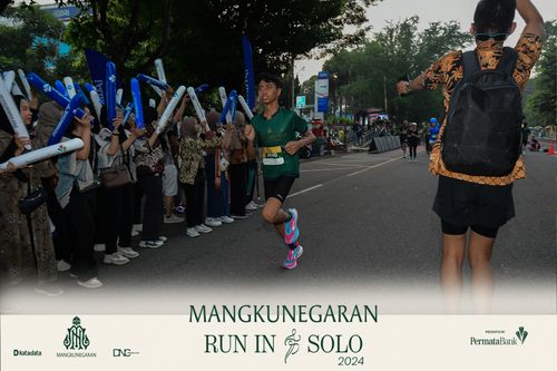 Race photo from Mangkunegaran Run 2024