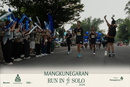 Race photo from Mangkunegaran Run 2024