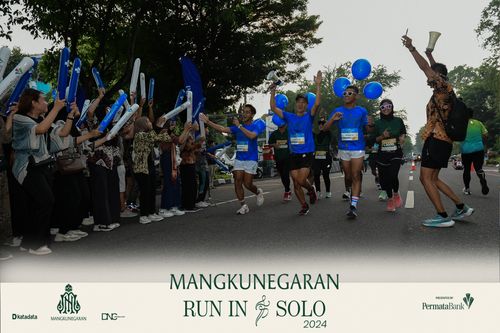 Race photo from Mangkunegaran Run 2024