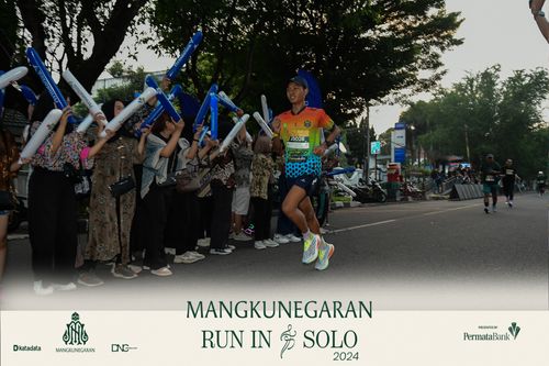 Race photo from Mangkunegaran Run 2024