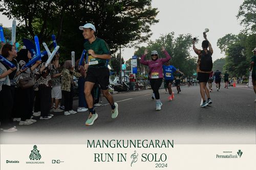Race photo from Mangkunegaran Run 2024