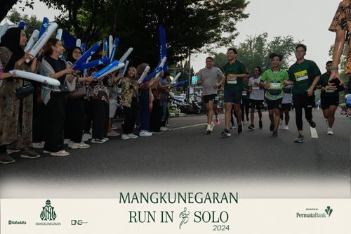 Race photo from Mangkunegaran Run 2024