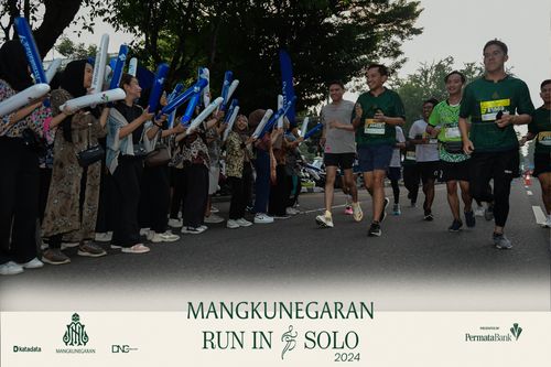 Race photo from Mangkunegaran Run 2024