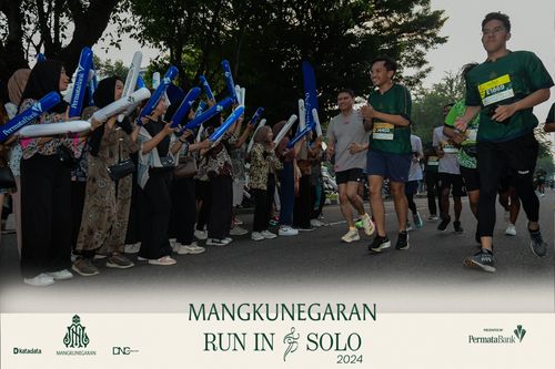 Race photo from Mangkunegaran Run 2024