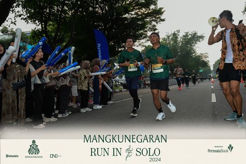 Race photo from Mangkunegaran Run 2024