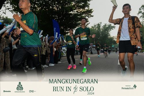 Race photo from Mangkunegaran Run 2024