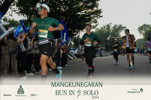 Race photo from Mangkunegaran Run 2024