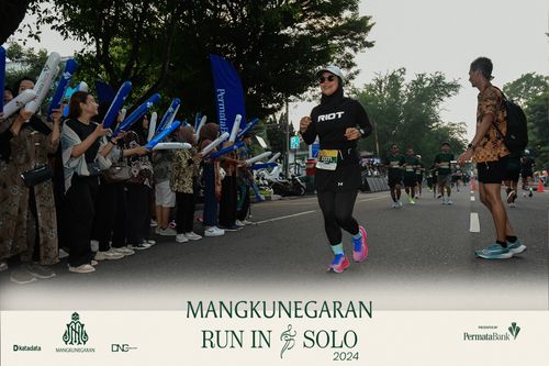 Race photo from Mangkunegaran Run 2024