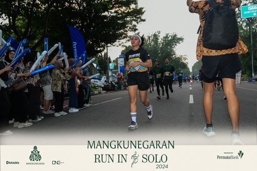 Race photo from Mangkunegaran Run 2024