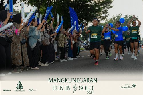 Race photo from Mangkunegaran Run 2024