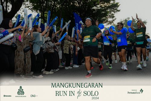 Race photo from Mangkunegaran Run 2024