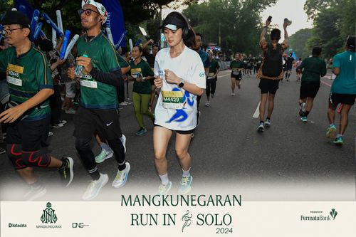 Race photo from Mangkunegaran Run 2024