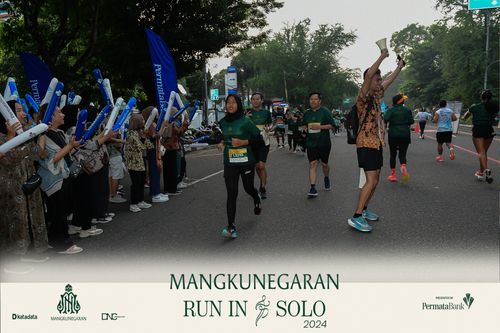 Race photo from Mangkunegaran Run 2024