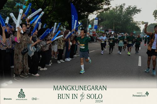 Race photo from Mangkunegaran Run 2024