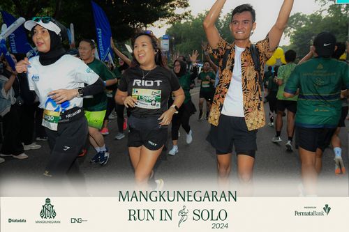 Race photo from Mangkunegaran Run 2024