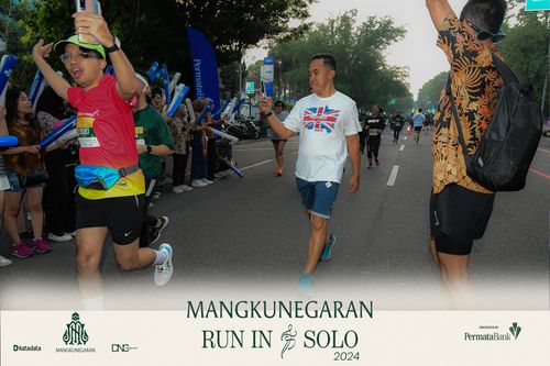 Race photo from Mangkunegaran Run 2024